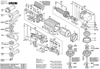 Bosch 0 602 331 004 ---- flat head angle sander Spare Parts